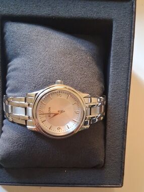 Bulova Silver and Champagne Women's Bracelet Watch